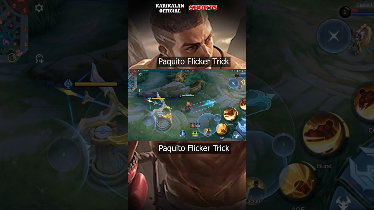Paquito Flicker Trick #paquito #mlbb #mlbbshorts