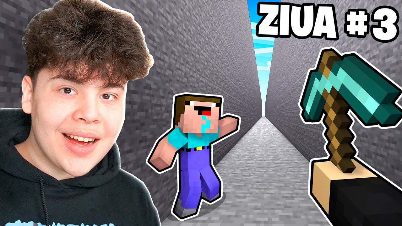 Minez 1,000,000 Block-uri in Minecraft!