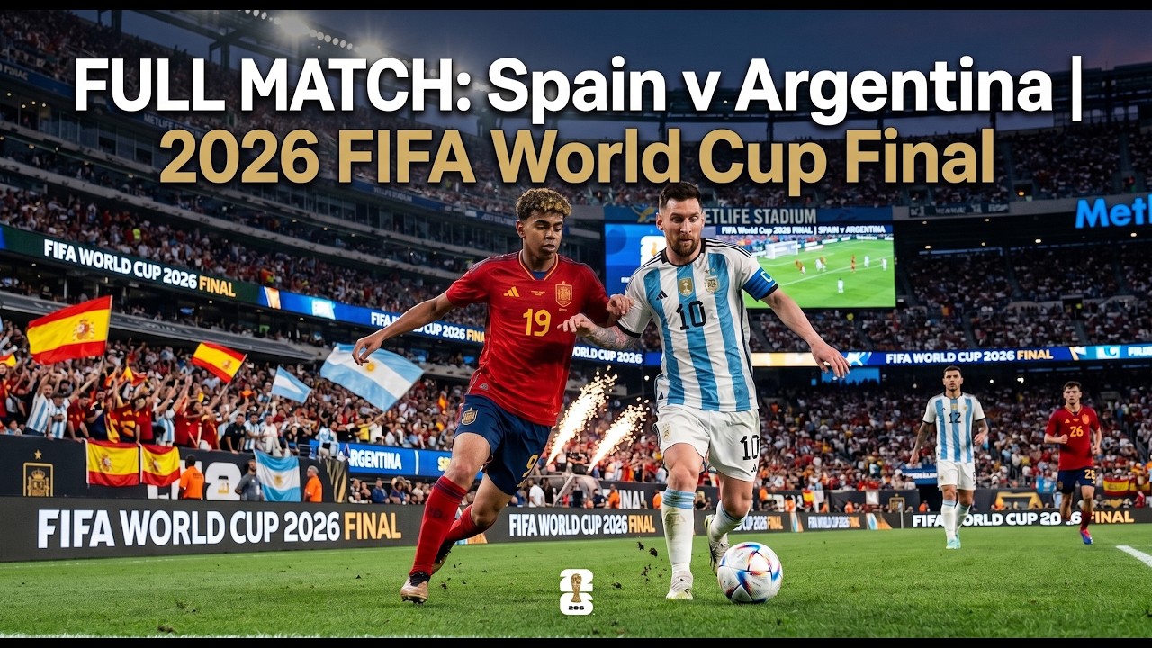 FULL MATCH: Spain v Argentina | 2026 FIFA World Cup Final
