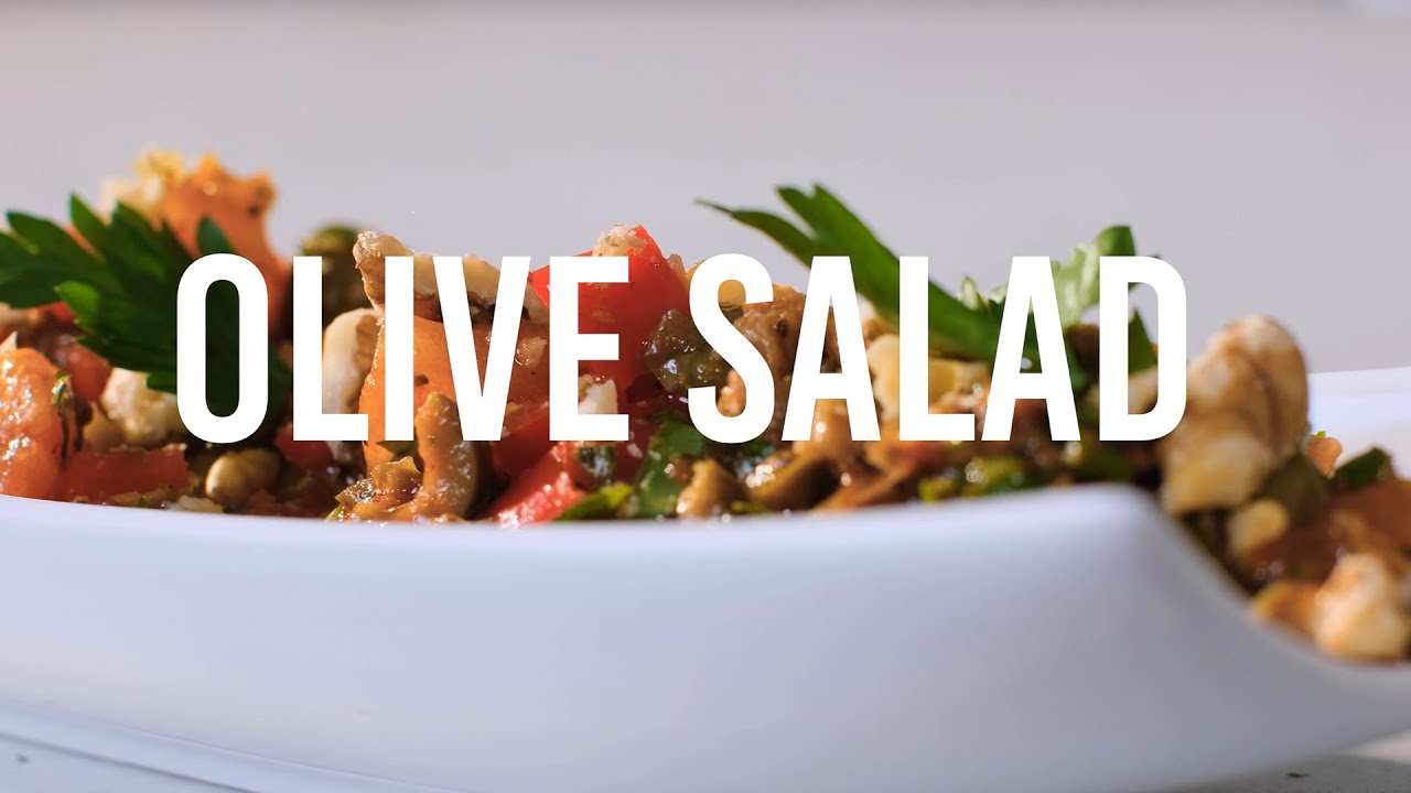 Healthy and Quick Olive Salad