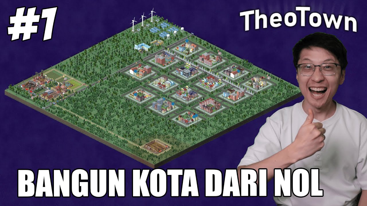 Kita Bangun Kota Idaman Sendiri Dari NOL!! - TheoTown Indonesia - Part 1