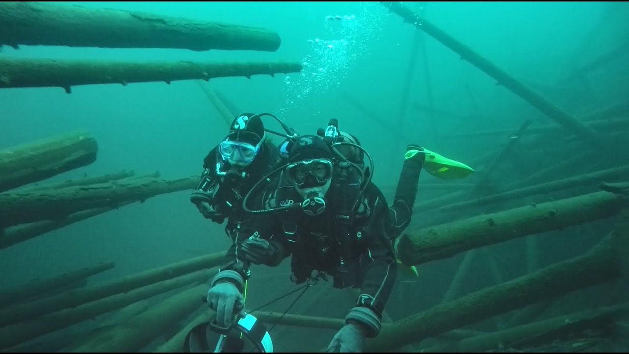Scuba Diving the Box Car Wreck at Slocan City Nov 23 2025
