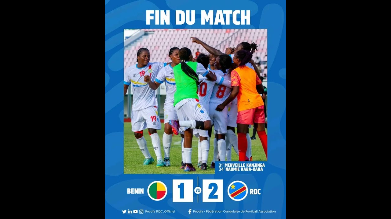 CAN FÉMININE 2024: RÉSUMÉ DU MATCH, QUALIFICATION DES LÉOPARDS DAMES DEVANT LE BÉNIN