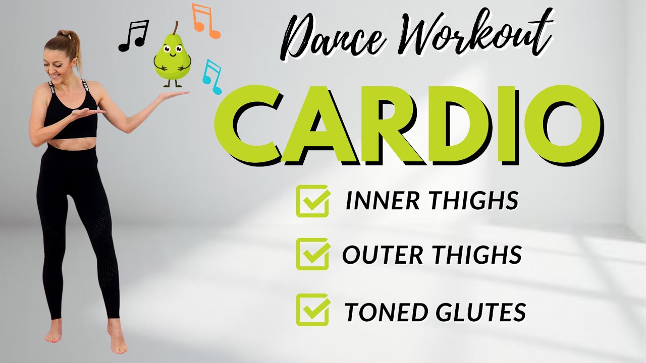 🔥40 Min DANCE CARDIO for GLUTE & THIGH SCULPTING🔥SADDLEBAG BURN🔥PEAR SHAPE FRIENDLY🔥NO JUMPING🔥🍐🍐🍐