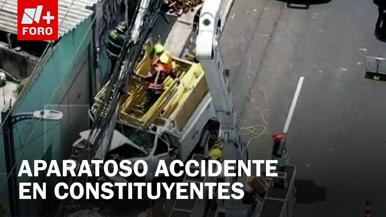 Camioneta sin frenos choca en Constituyentes | Afectaciones viales hacia CDMX - Paralelo 23