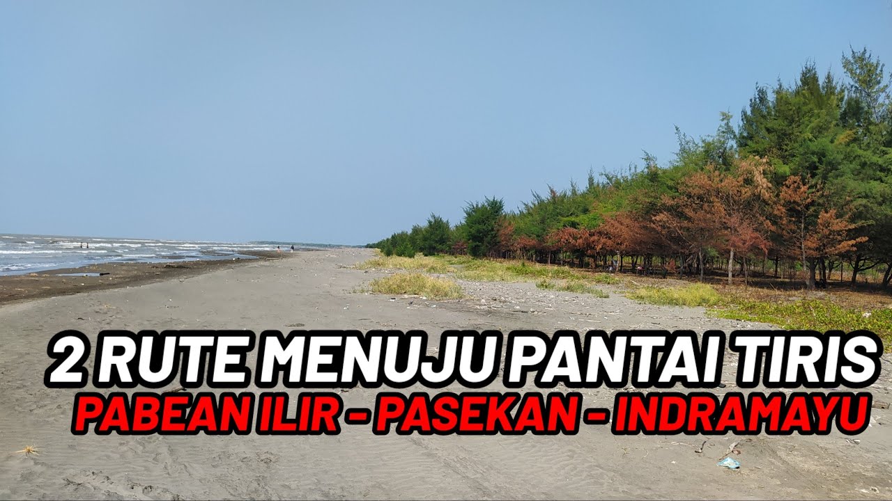 AKSES JALAN MENUJU PANTAI TIRIS INDRAMAYU