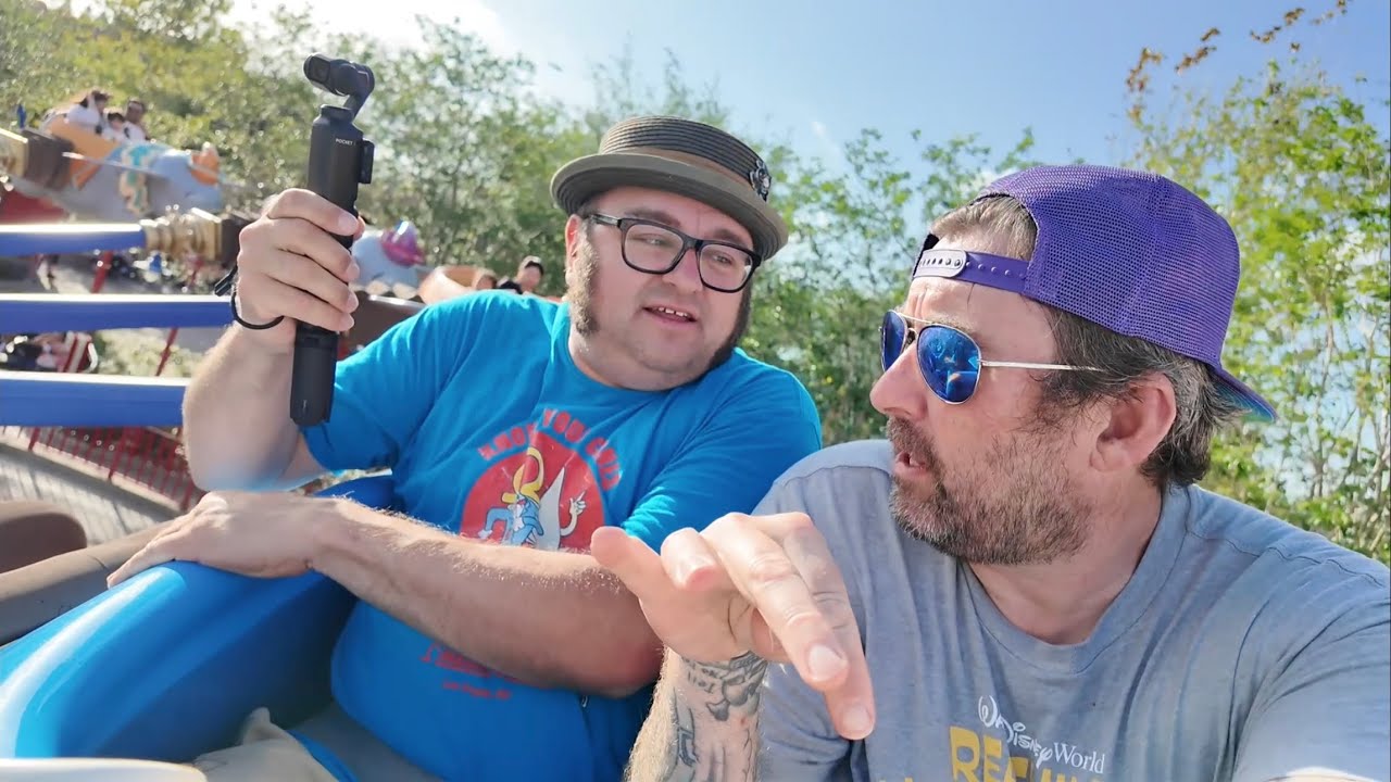 Two Guys Take On Small Disney World Rides - A HOT Day At Magic Kingdom - New DVC Frontierland Lounge
