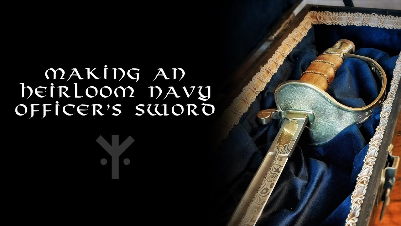 Making A Sword for a US NAVAL OFFICER