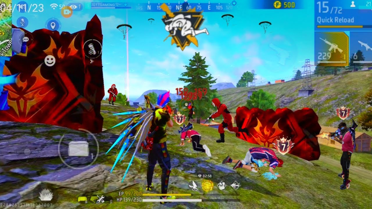 FREE FIRE LIVE MOBAIL GAMEPLAY @joygamingh#freefire#live#mobailgameplay