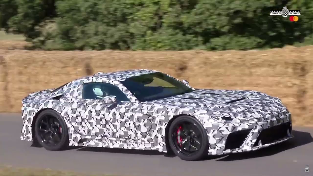 New Toyota/Lexus GT3 car drives at Goodwood Festival of Speed