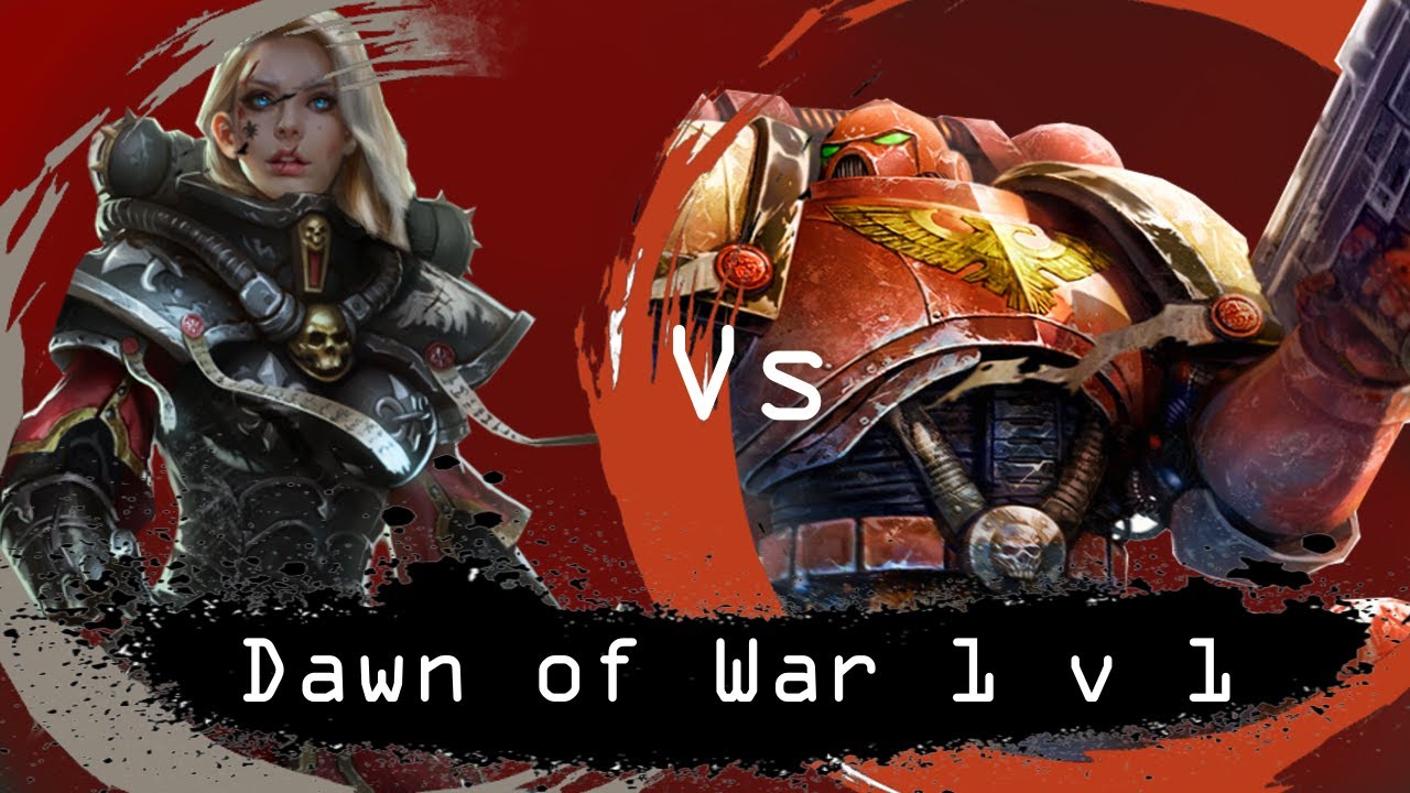 Dawn of War  Soulstorm 1 v 1 Space Marines (Coup De Grace) vs Sisters of Battle (Elise_UA)