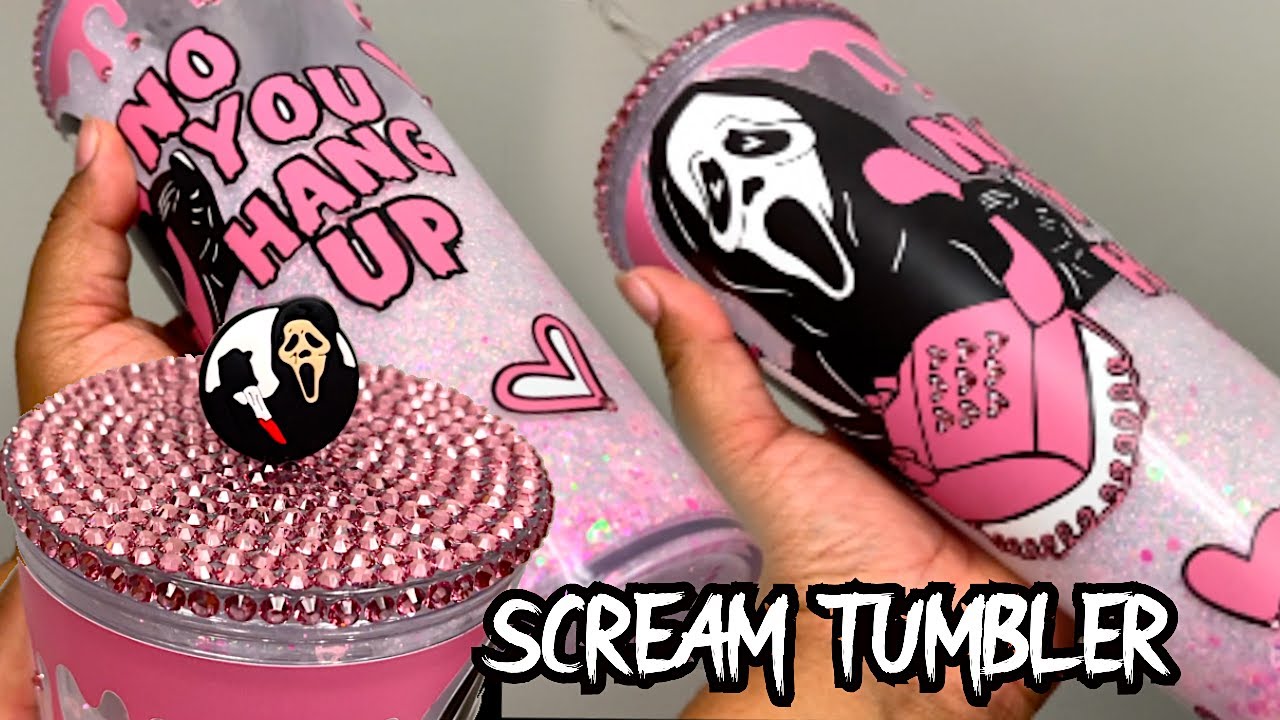 SCREAM TUMBLER | SCREAM SNOW GLOBE TUMBLER | HALLOWEEN TUMBLER | HALLOWEEN SNOW GLOBE