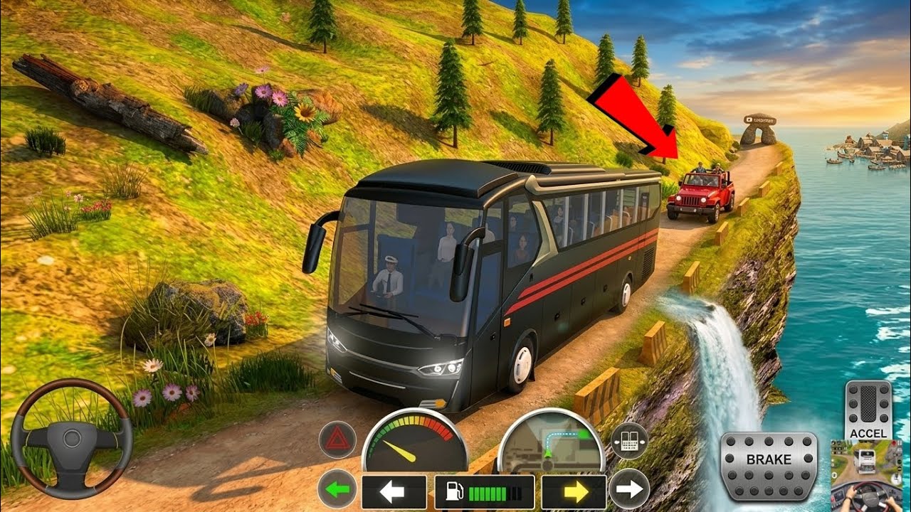 Real Bus Simulator Bus Game 3: Level Gameplay 🚌 | Real Bus Driving Simulator