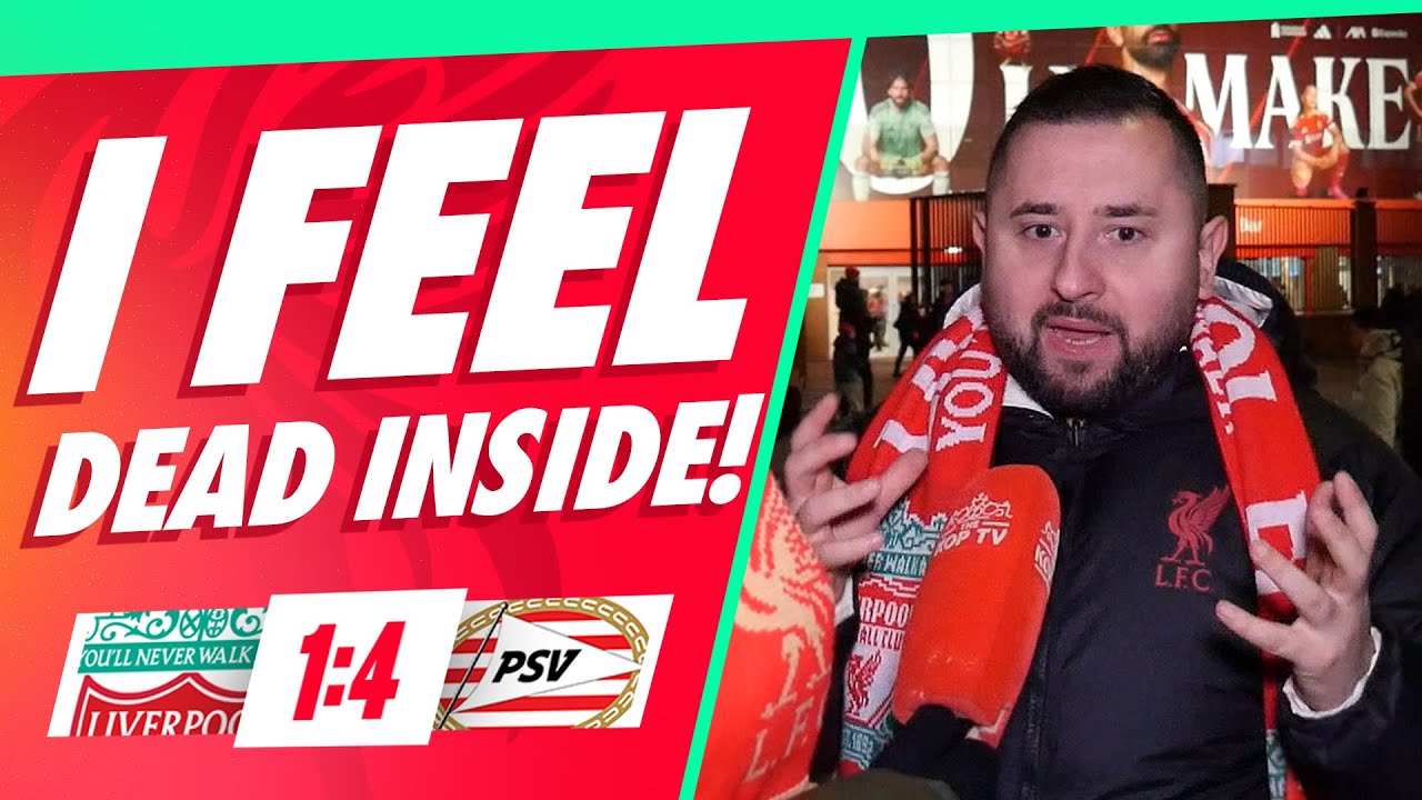 'I FEEL DEAD INSIDE!' | Liverpool 1-4 PSV | Mario | Fan Cam