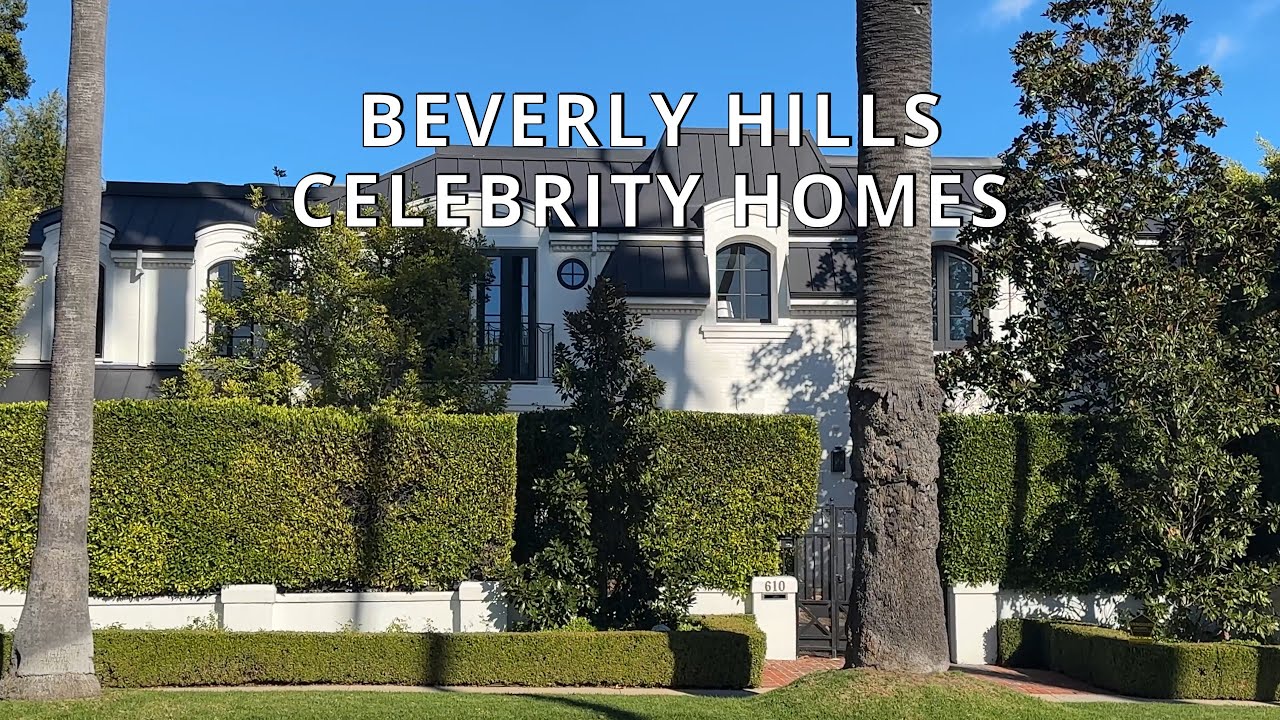 Driving Celebrity Homes, Emma Stone, Selena Gomez, Benny Blanco, Rachel Zoe, Beverly Hills, CA
