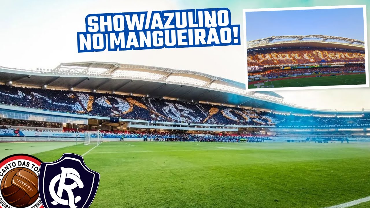 SHOW NA SÉRIE C! Torcida do Remo faz mosaico 360º no Mangueirão no jogo vs Botafogo-PB (31/08)