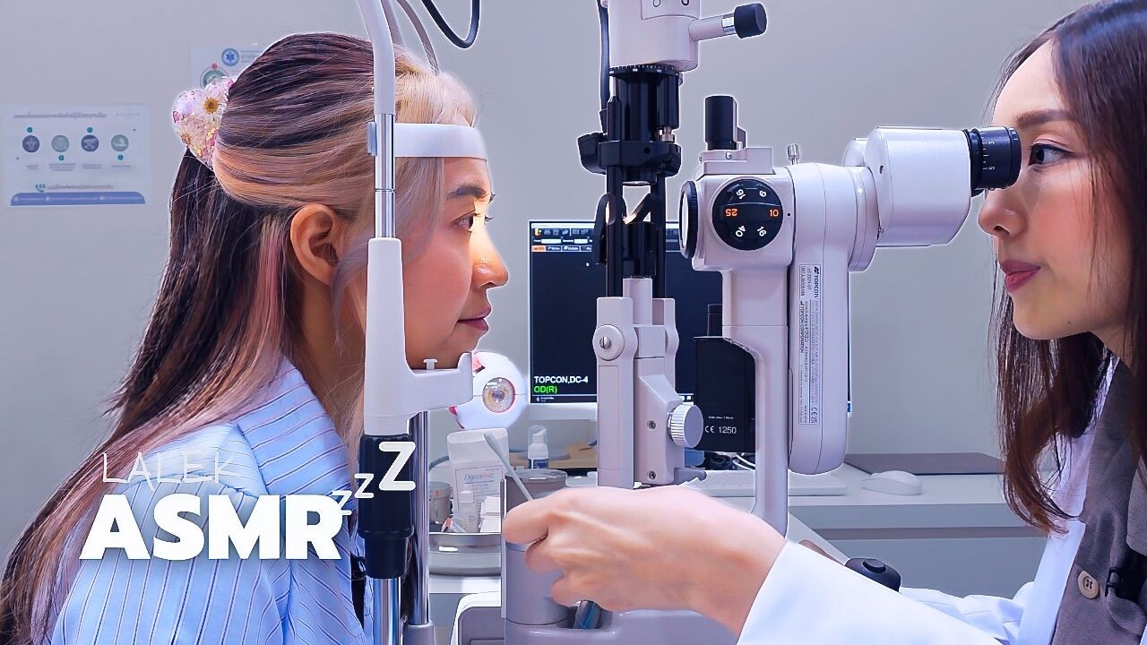 Gentle Eyelid Care & Eye Exam | ASMR Real Thai Clinic