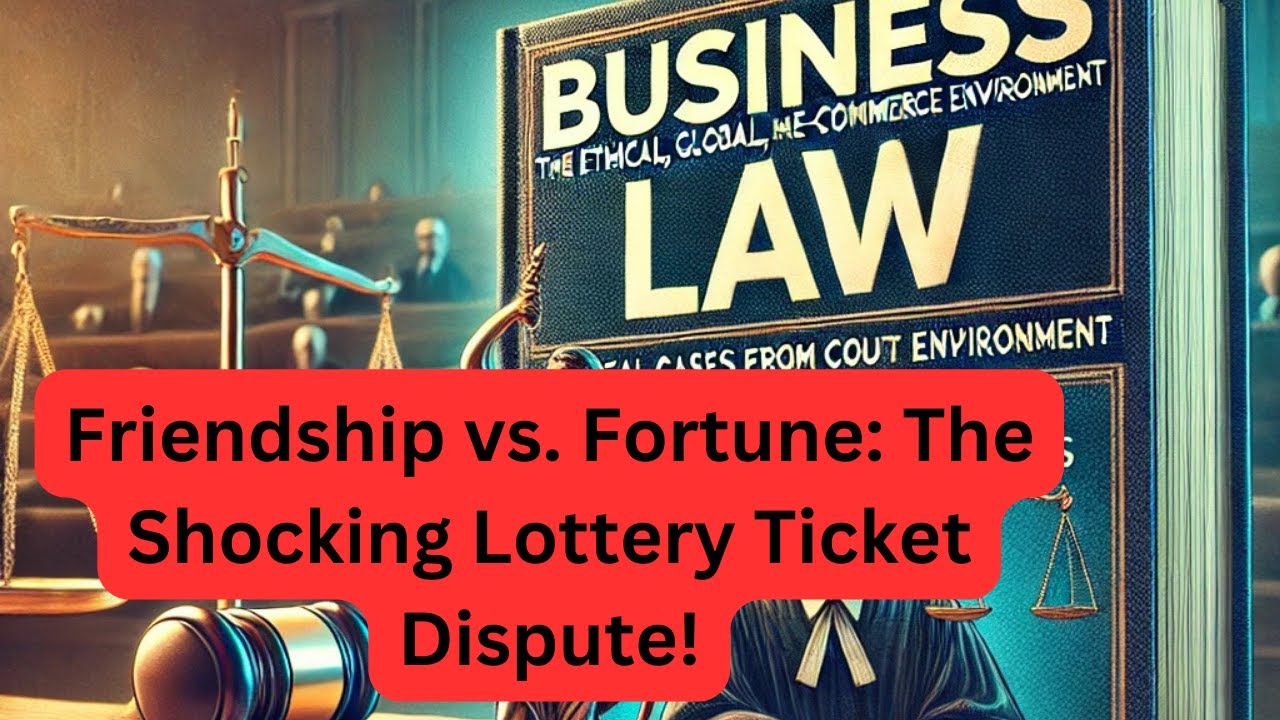 Jackpot Betrayal: Inside the Legal War Over a Lottery Ticket