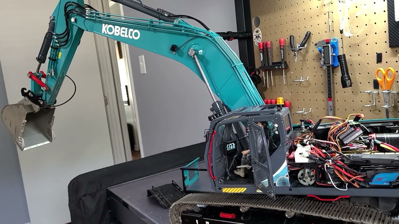 Bucket Servo Failure Replacement Lesu SK500 LC RC Excavator