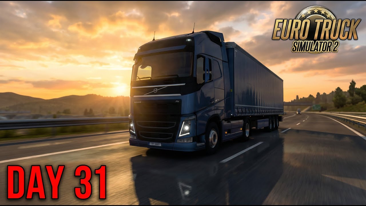 Euro Truck Simulator 2 | Day 31 – Back on the Open Road