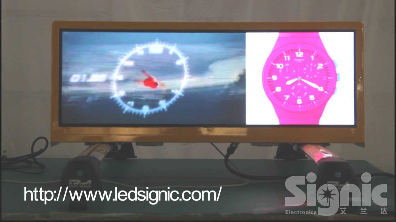 Signic outdoor advertising led taxi top display screen