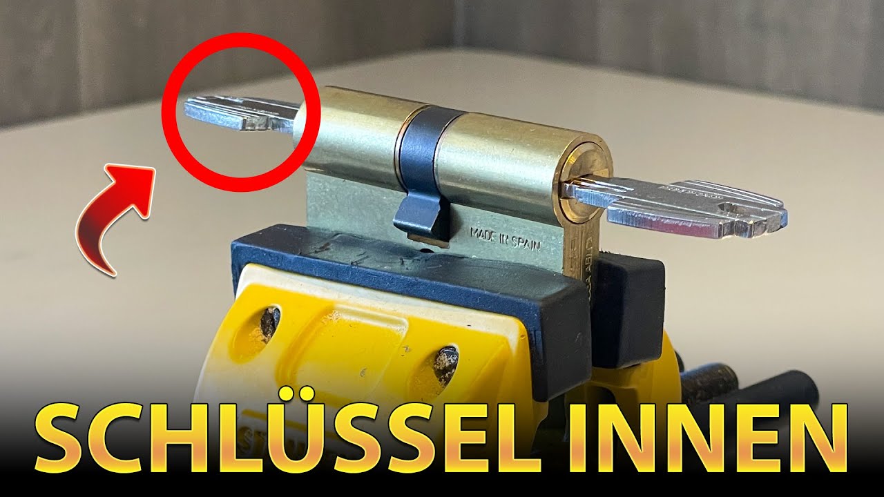 Wie TÜR Öffnen wenn Schlüssel von INNEN steckt? (SO geht's!)