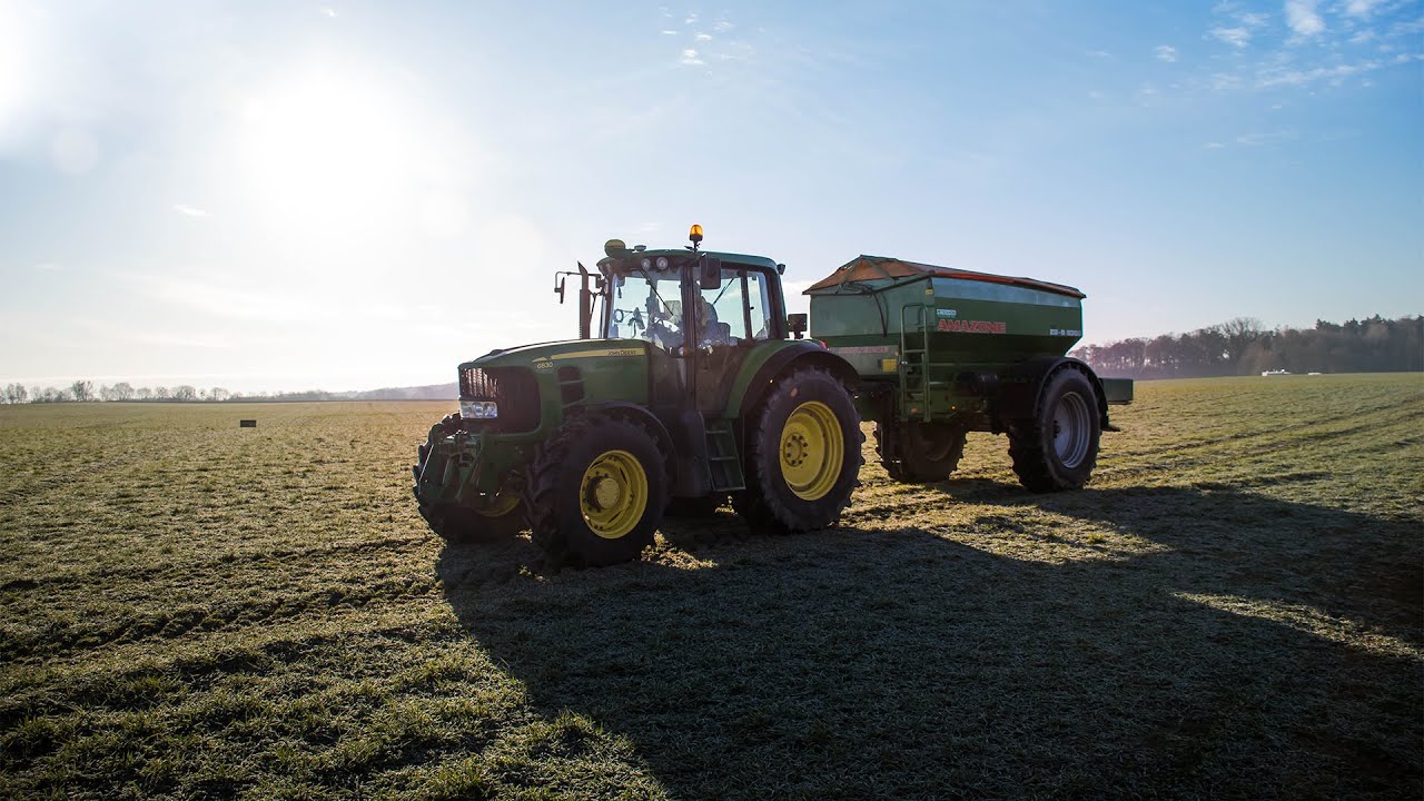 Rozsiewanie Nawozu 2019! |JD 6830|Amazone ZGB 8200|