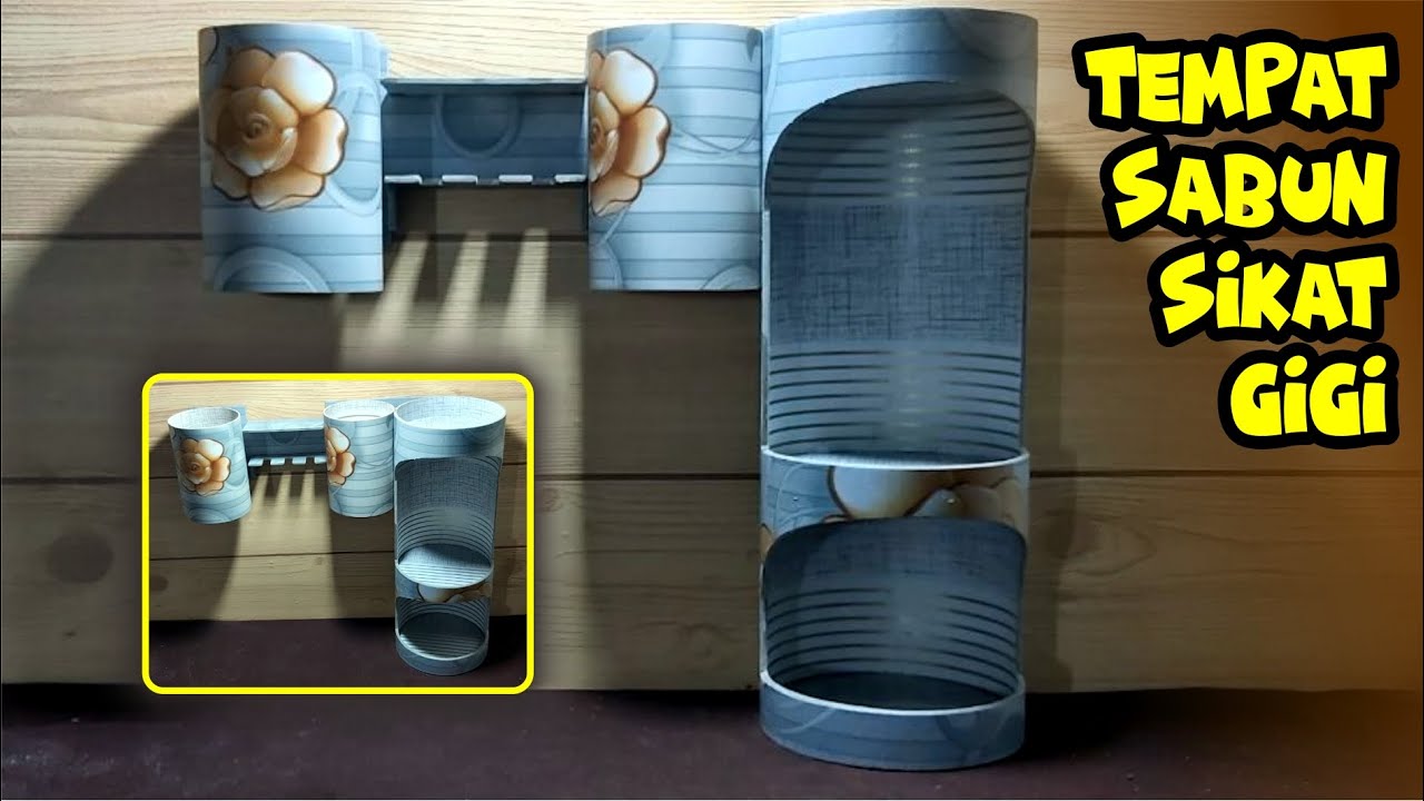 Kerajinan Paralon Tempat Sabun Dan Sikat Gigi (Soap Holder)