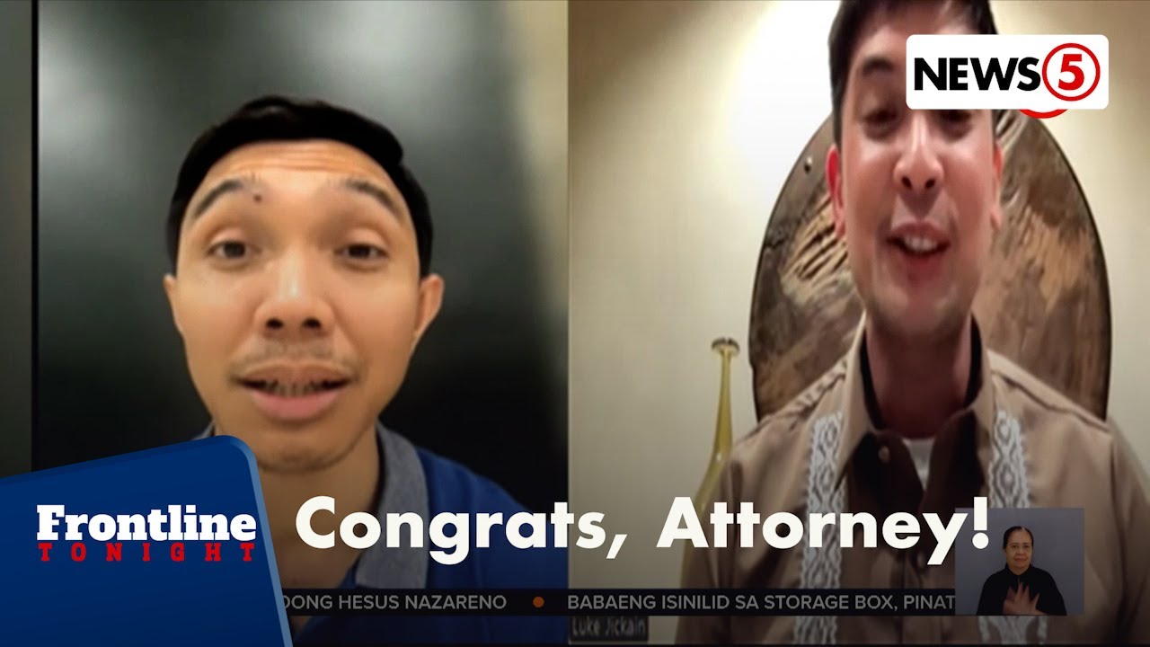 Aktor na si Nico Antonio, pasado sa 2025 bar exams | Frontline Tonight