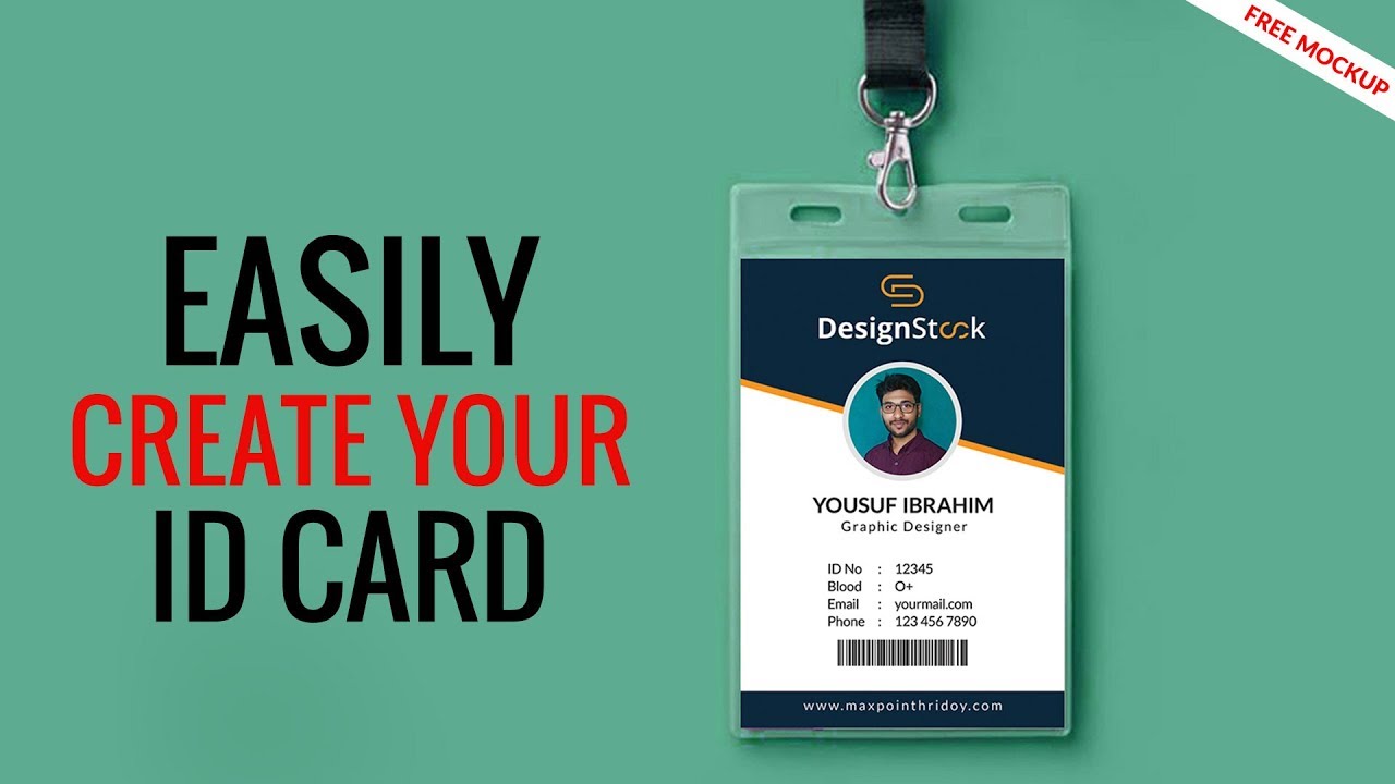 ID Card Design in Photoshop Tutorial | How To Make Professional Company ID Card | Maxpoint_Hridoy