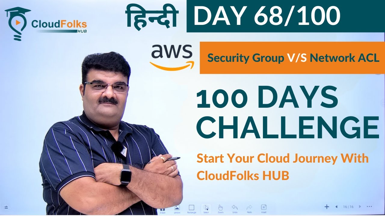 Day 68/100 ||  AWS Security Group Vs Network ACL Comparison | AWS Tutorials In Hindi