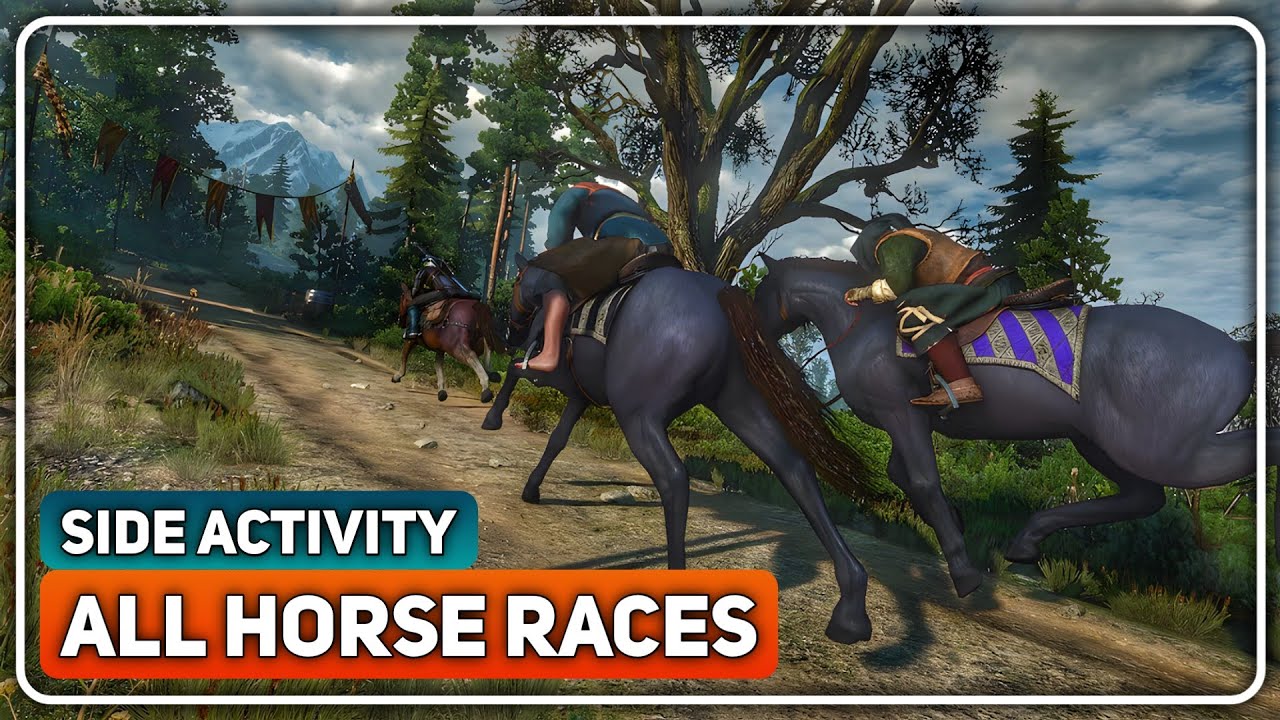 The Witcher 3: Wild Hunt (DEATH MARCH) • All Horse Races