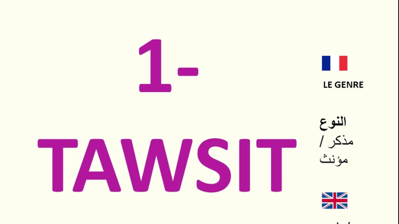 TAwSIT ISEM. APPRENDRE LE MASCULIN ET LE FÉMININ EN KABYLE