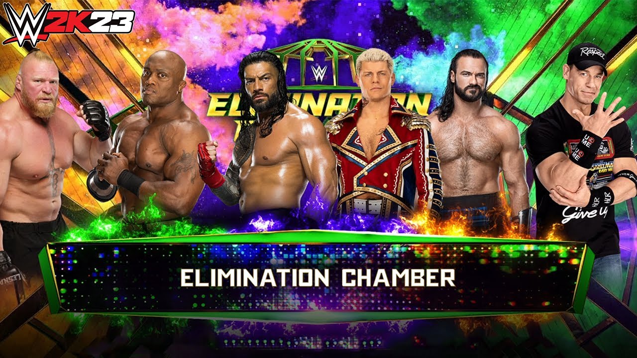 6 Man Elimination Chamber Match! - WWE 2K23