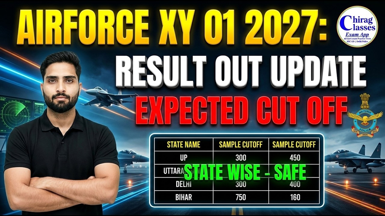 Indian Airforce Agniveer 01/2027 Result Date & Expected Cut Off 2025