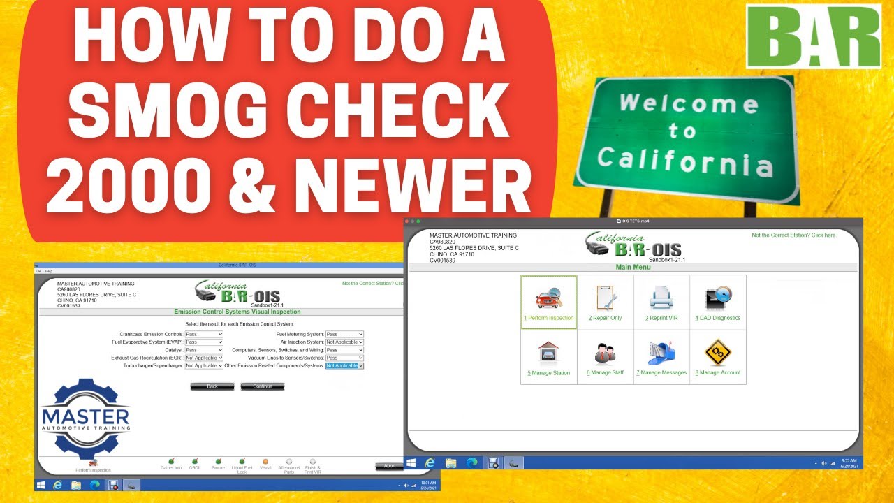 [HOW TO] Do a Smog Check 2000 & Newer CA