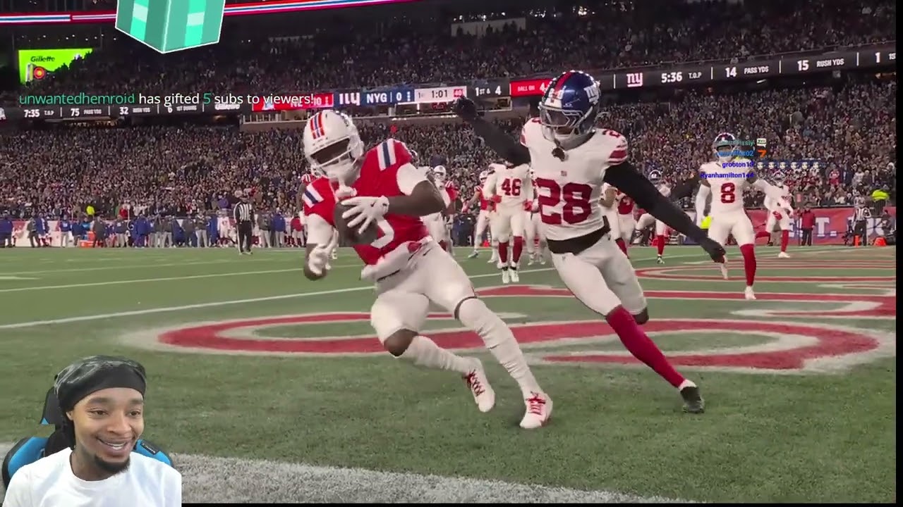 FlightReacts To New York Giants vs New England Patriots Game Highlights | 2025 NFL Season Week 13!