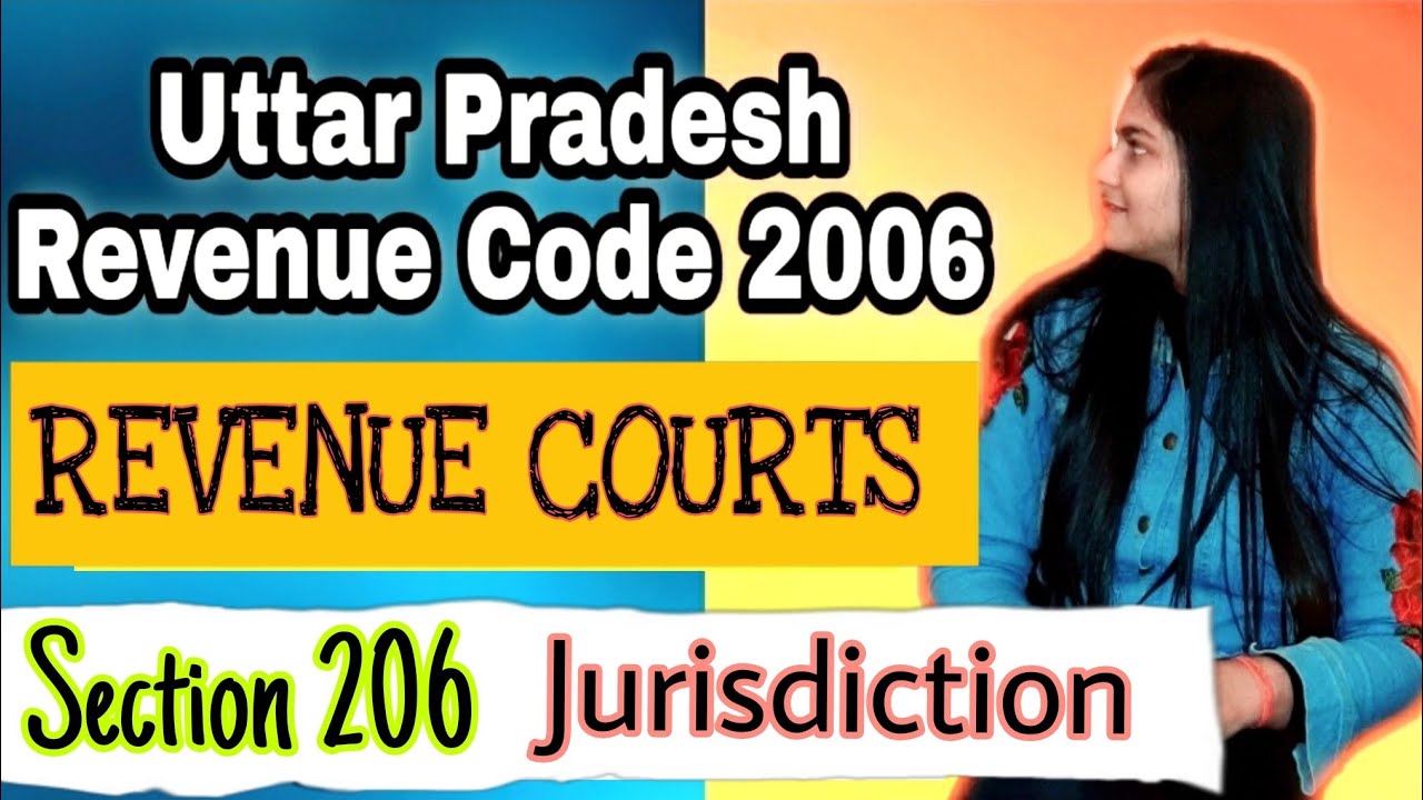 20. Revenue Courts UP Revenue Code Section 206 Jurisdiction of Revenue Courts Explained Lecture
