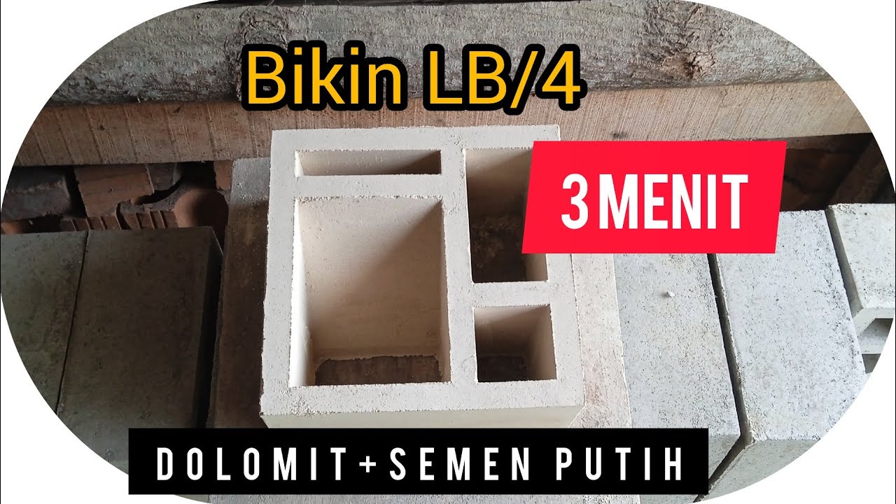 CARA BIKIN ROSTER BETON || putih dolomit hanya tiga menit #youtube #kerajinantangan #roster3dbeton