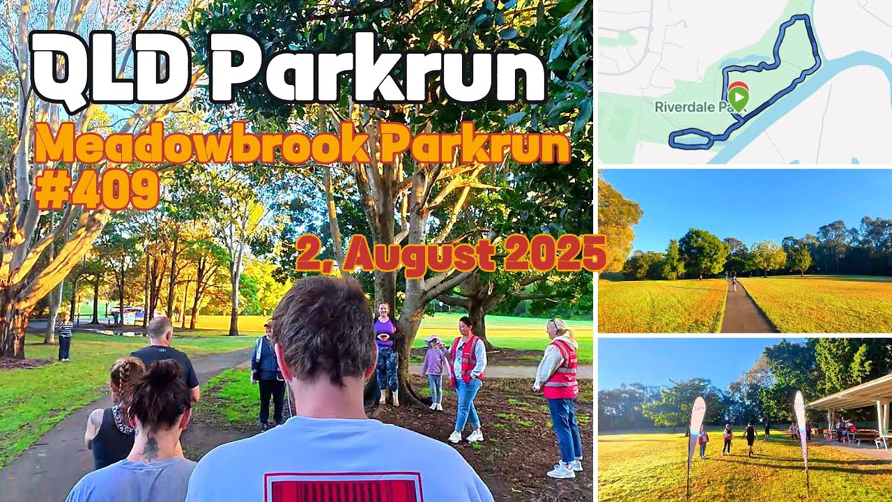 🏃‍♂️ [Virtual Running POV] Meadowbrook parkrun – Full 5K Suburban Loop | Event #409 (2 August 2025)