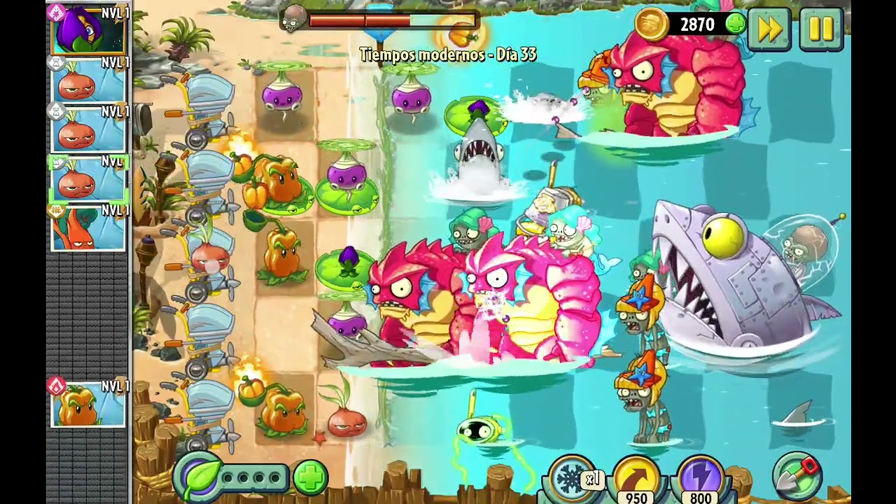 Volvi pero jugando pvz 2 xdd