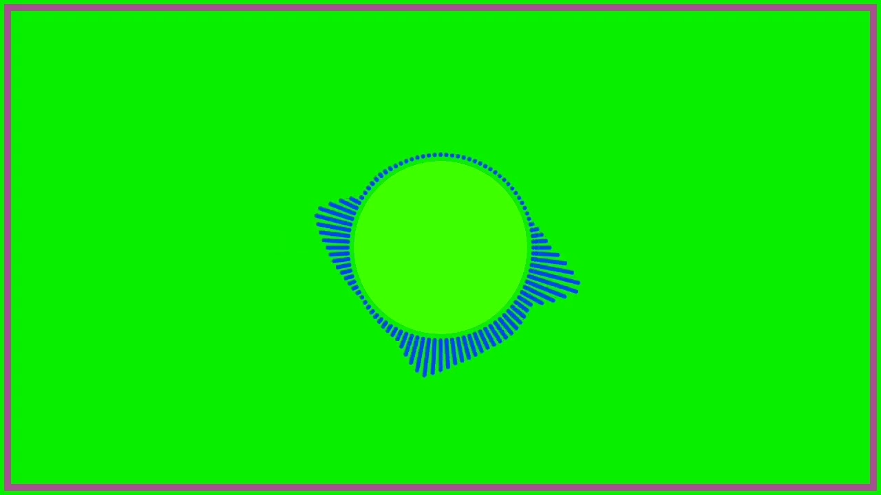 Green Screen Audio Spectrum Template 2022  ||  Green Screen Music Player Template