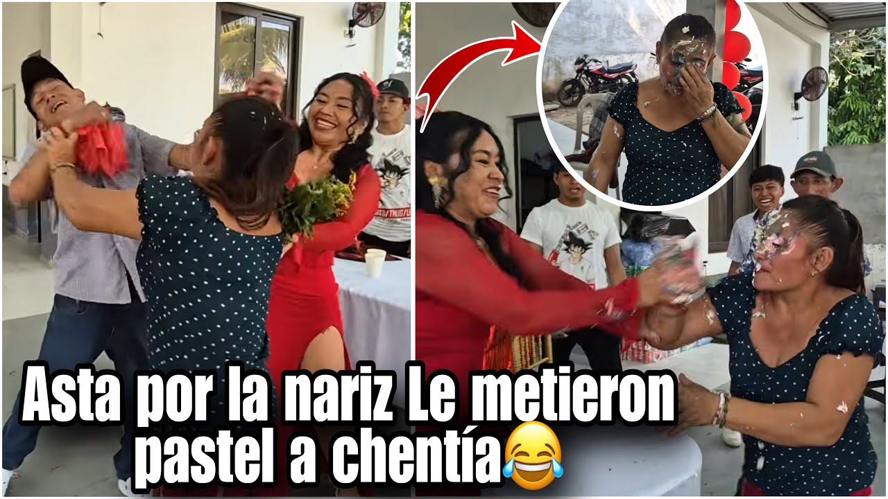 Chentia asta la placa dejó entre el pastel/hoy si destruyó toda la fiesta de Ingrid😳
