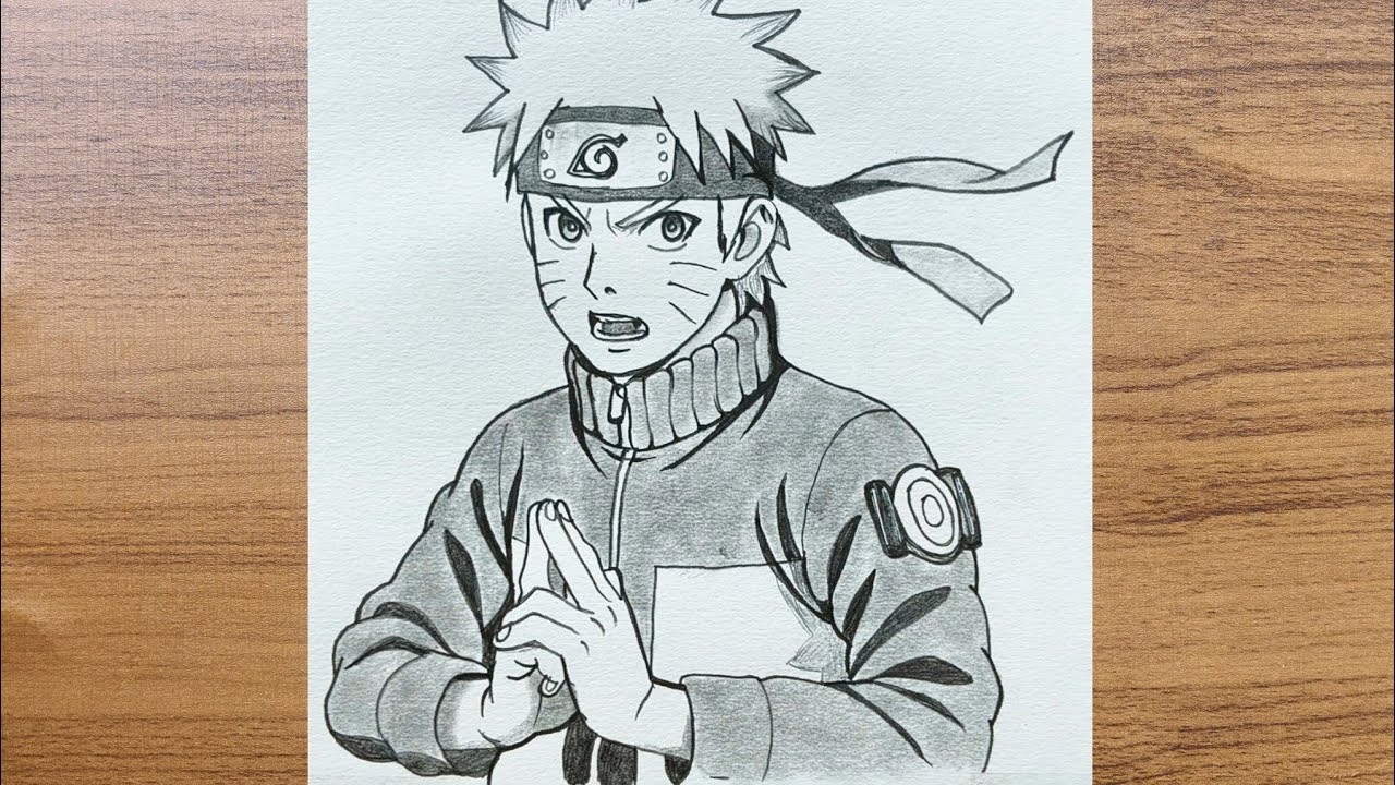 How to Draw Naruto Uzumaki Step by Step | Easy Anime Drawing 