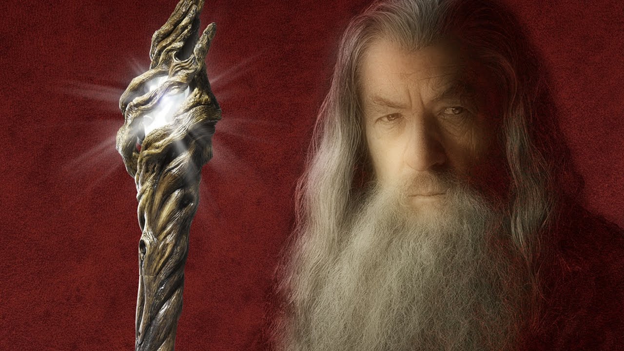 Gandalfs Stab mit Leuchteffekt