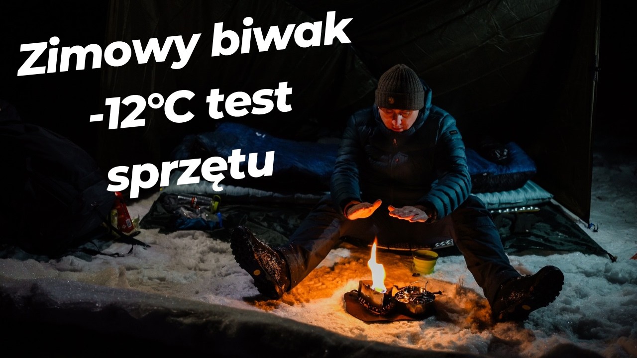 Zimowy biwak - 12°C i test sprzętu ❄️