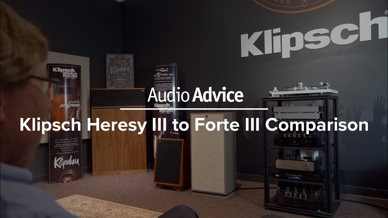 Klipsch Heresy III vs. Forte III Speaker Comparison