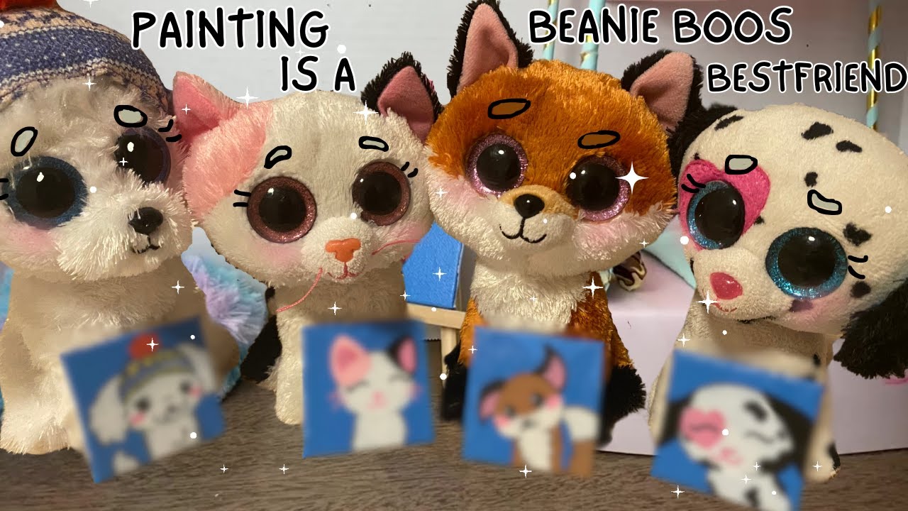 Painting Is a Beanie Boos Bestfriend - A Beanie Boo Skit!