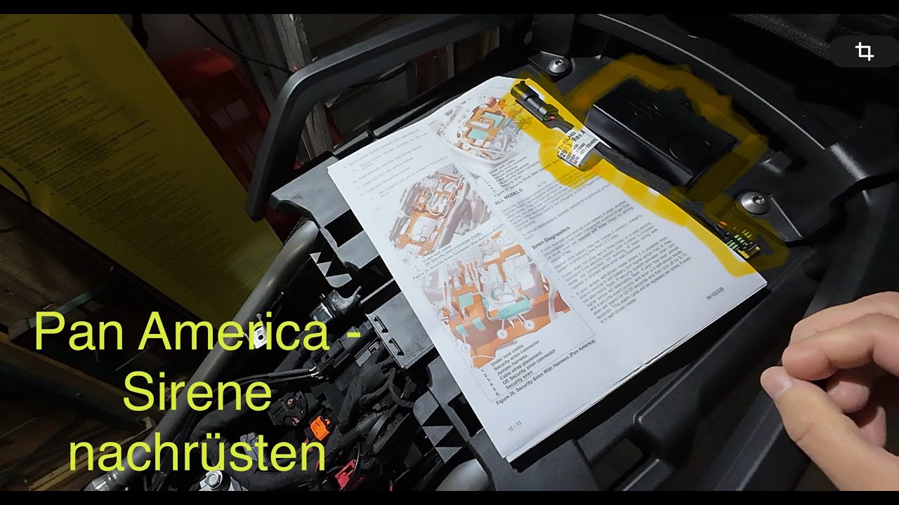 Harley Davidson Pan America - Alarm Sirene nachrüsten