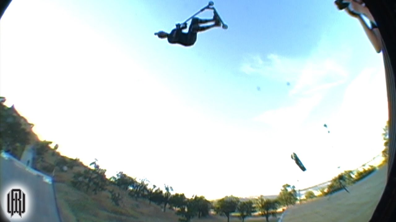 WORLDS HIGHEST AIR (45 FEET IN THE AIR ON SCOOTER)